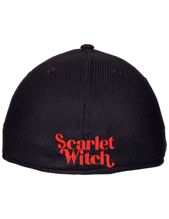 Scarlet Witch Headdress Symbol New Era 39Thirty Fitted Hat, hi-res image number null