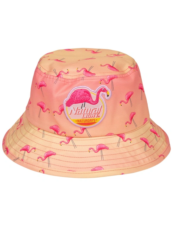 Natural Light Naturdays Flamingo Bucket Hat, hi-res image number null