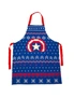 Marvel Captain America Apron, Towel & Mitt 3-Piece Kitchen Set, hi-res