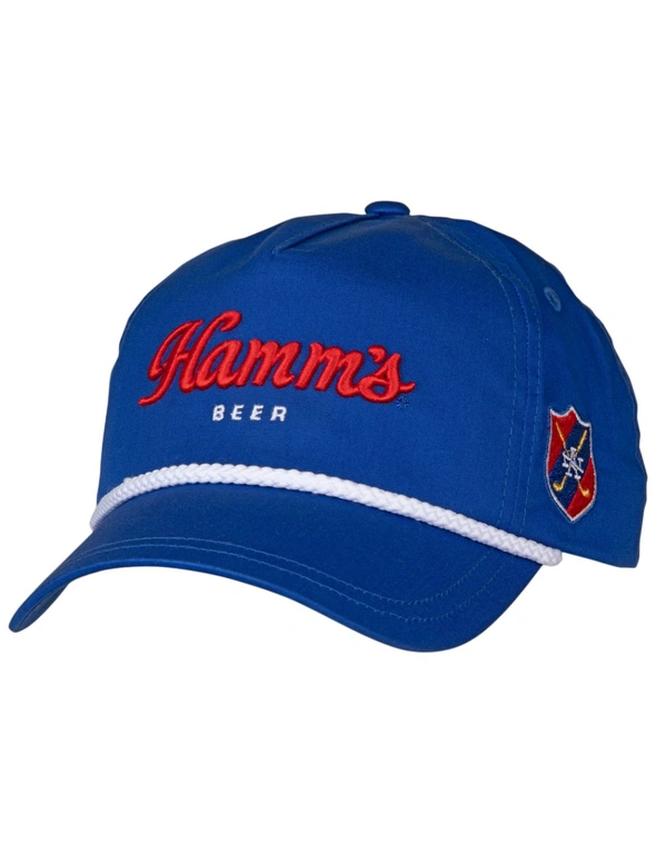Hamm's Beer Roped Brim Adjustable Snapback Hat, hi-res image number null