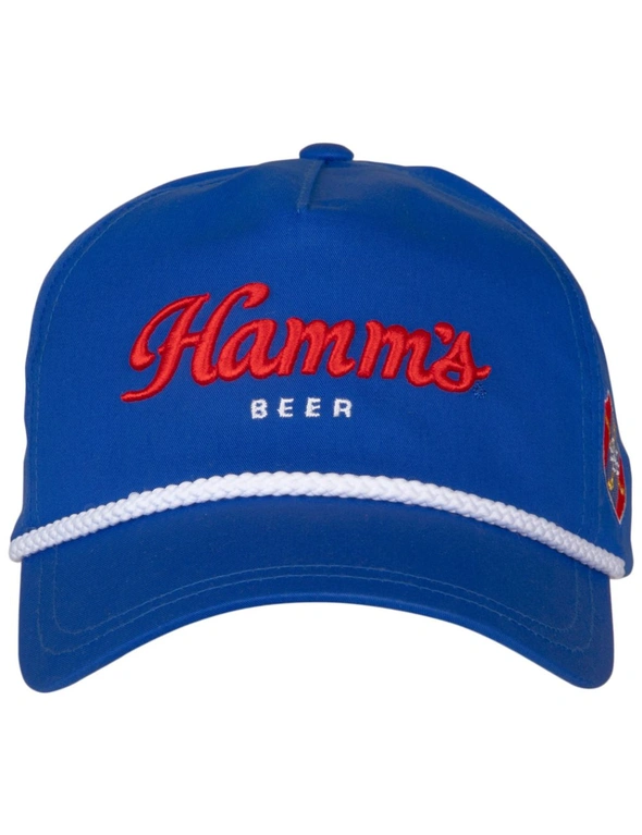 Hamm's Beer Roped Brim Adjustable Snapback Hat, hi-res image number null