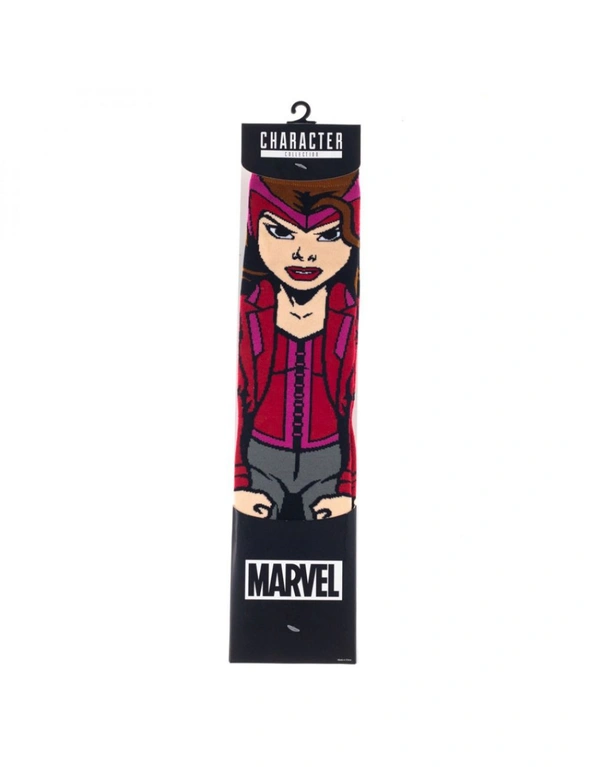 Marvel Avengers Scarlet Witch 360 Character Crew Socks, hi-res image number null