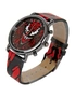 Carnage Face and Symbiote Watch with Faux Leather Strap, hi-res