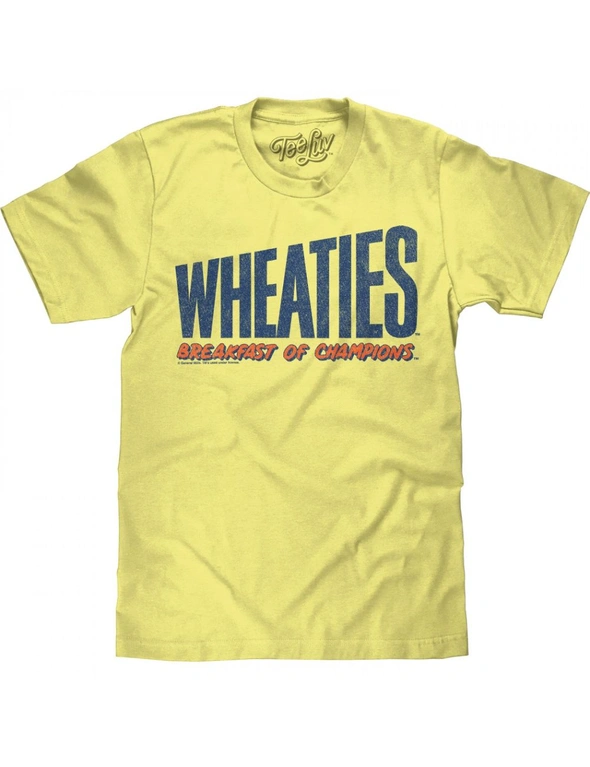 Wheaties Breakfast of Champions Text T-Shirt, hi-res image number null