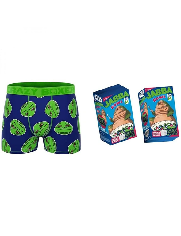 Crazy Boxers Star Wars Jabba The Hutt Boxer Briefs in Cereal Box, hi-res image number null