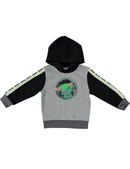 Star Wars The Mandalorian The Child Grogu Lenticular Patch Youth Hoodie Set
