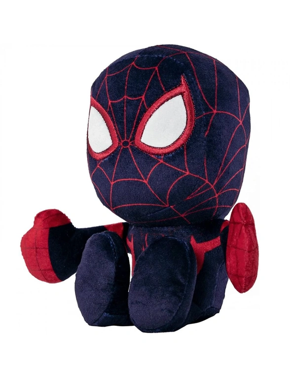 Marvel Spider-Man Miles Morales 8 Inch Kuricha Sitting Plush Doll, hi-res image number null