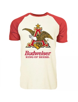 Budweiser Eagle Short Sleeve Raglan T-Shirt