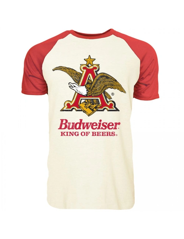 Budweiser Eagle Short Sleeve Raglan T-Shirt, hi-res image number null