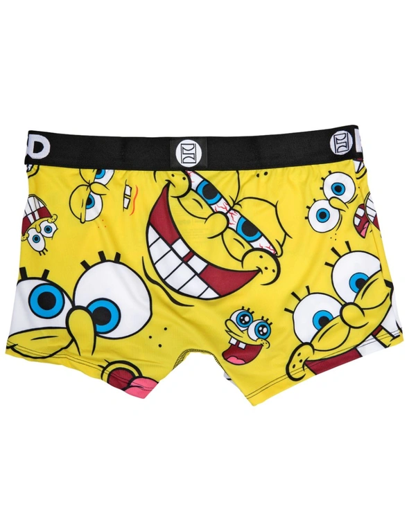 SpongeBob SquarePants Faces PSD Microfiber Blend Boy Shorts Underwear, hi-res image number null