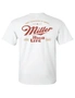 Miller High Life Champagne of Beers Crest Front and Back Print T-Shirt, hi-res