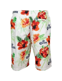 Corona Extra Floral Beach Board Shorts