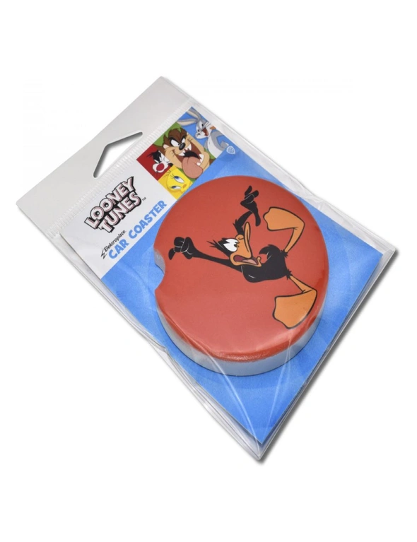 Looney Tunes Daffy Duck Character Absorbent Car Coasters, hi-res image number null