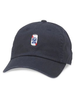 Pabst Blue Ribbon Beer Can Emoji Embroidered Logo Adjustable Hat