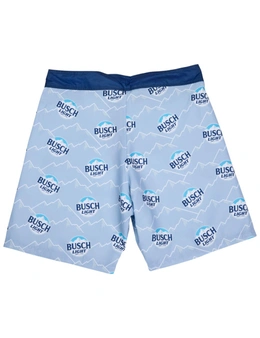Busch Light Logo & Mountain Range All Over Print Board Shorts