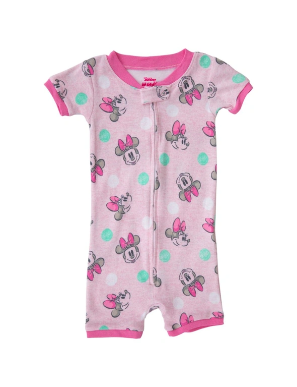Disney Classic Minnie Mouse Short Sleeve Onesie Romper, hi-res image number null