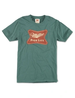 Miller High Life Retro Style Logo Brass Tacks T-Shirt