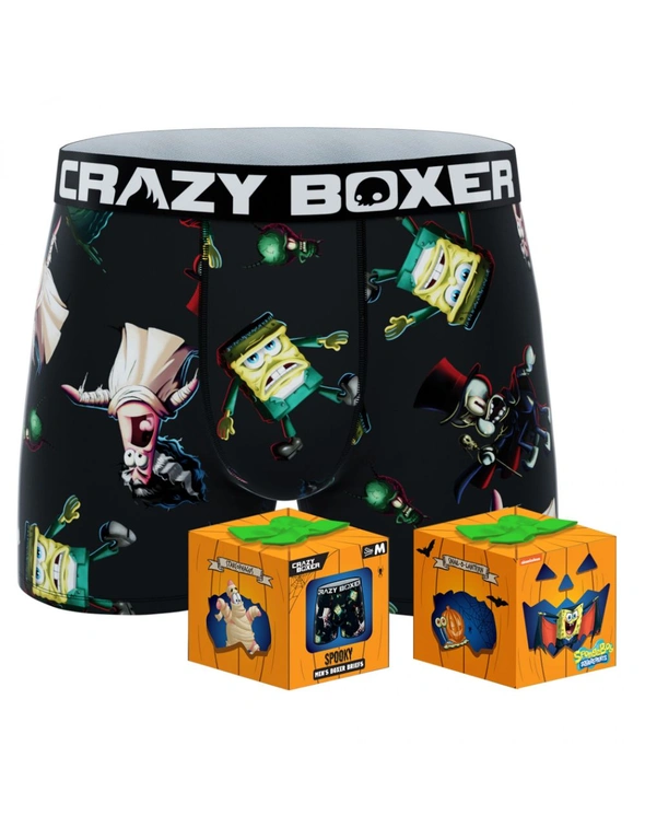Crazy Boxer SpongeBob SquarePants Halloween Boxers in Novelty Packaging, hi-res image number null