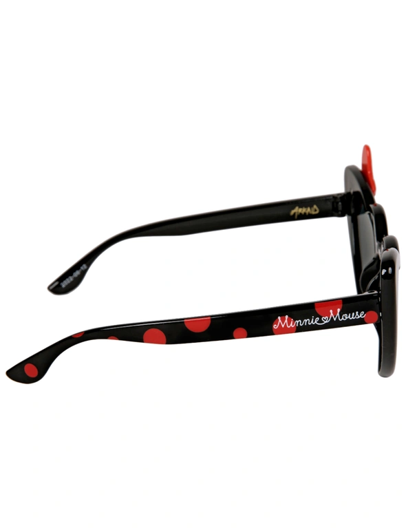 Disney Minnie Mouse Heart Shaped Polka Dot Print Sunglasses with Bow, hi-res image number null