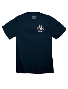 Modelo Logo Front Back Crew T-Shirt