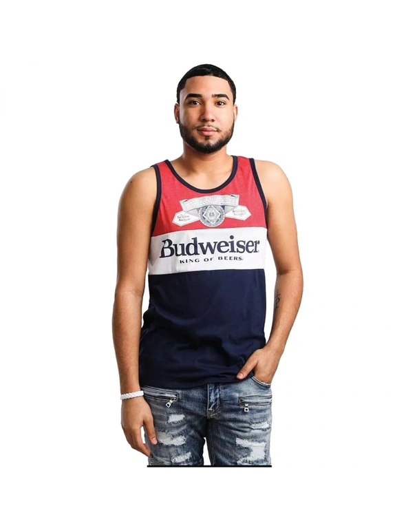Budweiser Three Color Block Tank Top, hi-res image number null