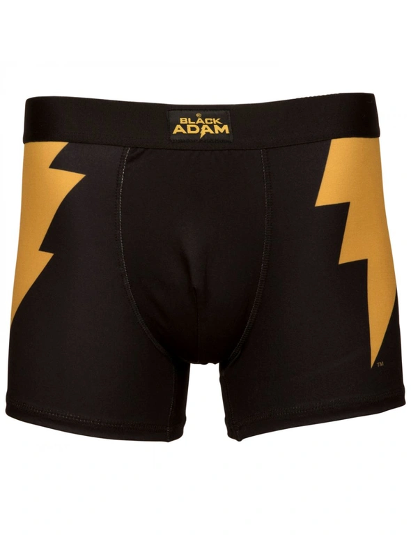 DC Comics Black Adam Logo Men's Underwear Boxer Briefs, hi-res image number null