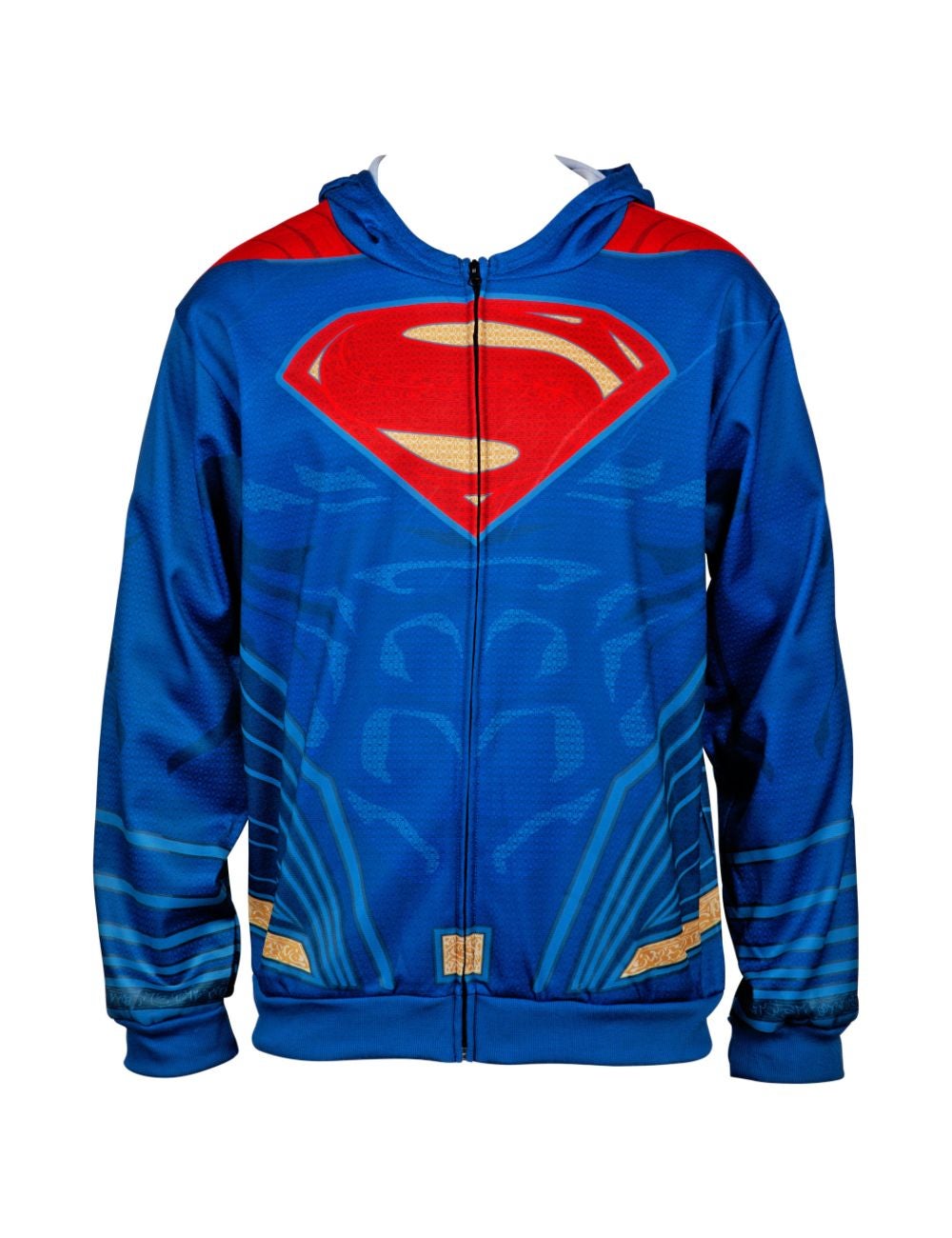 Superman Suit Comic Style Costume Hoodie | Rivers Australia