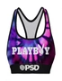 Playboy Tie Dye Spiral PSD Sports Bra, hi-res