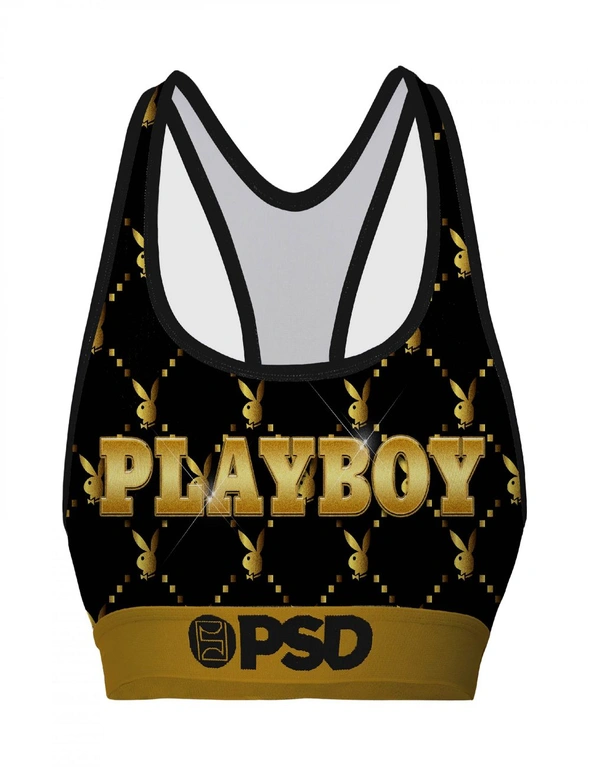 Playboy Monogram Lux PSD Sports Bra, hi-res image number null
