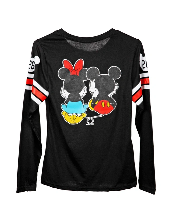 Disney Mickey Mouse Pencil Sketch Juniors V-Neck T-Shirt, hi-res image number null