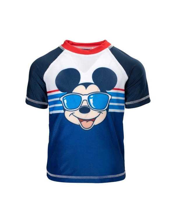 Disney Mickey Mouse Surfin' Toddler Swim Shorts & Rashguard Set, hi-res image number null