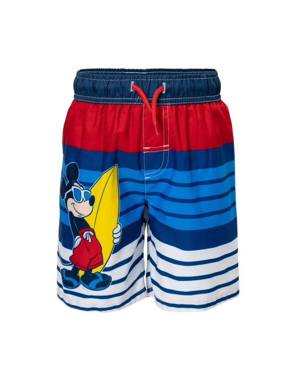 Disney Mickey Mouse Surfin' Toddler Swim Shorts & Rashguard Set, hi-res image number null
