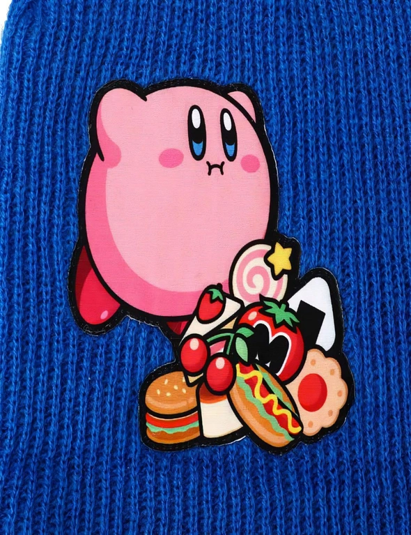 Kirby Snacking Peek-A-Boo Cuff Beanie, hi-res image number null