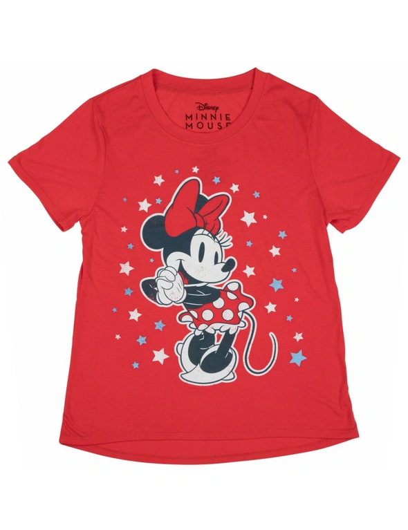 Minnie Mouse The Stars are Bright Junior's Loose Fit T-Shirt, hi-res image number null