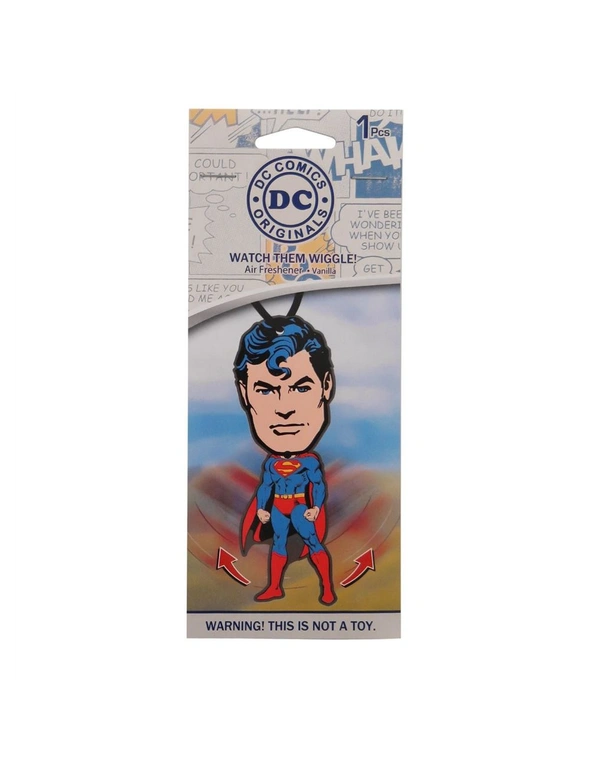 Superman Wiggle Vanilla Air Freshener, hi-res image number null