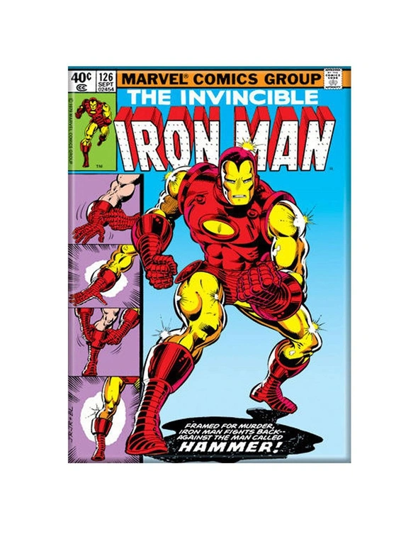 Iron Man Suit Up Comic Cover Magnet, hi-res image number null