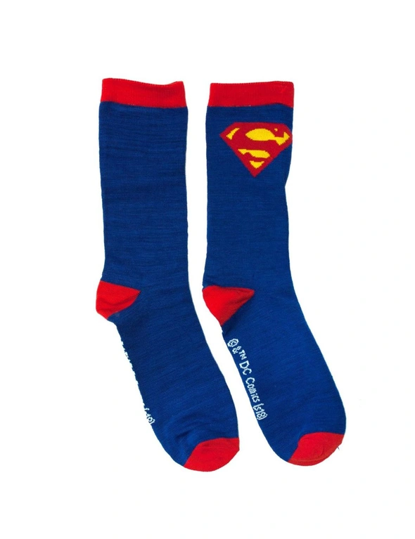 Superman Costume Crew Socks, hi-res image number null