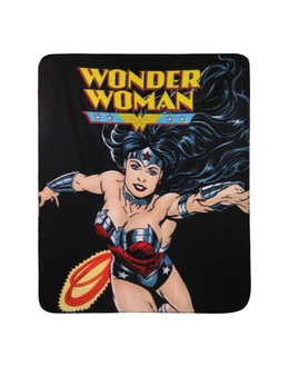 Wonder Woman Flight Fleece Throw Blanket