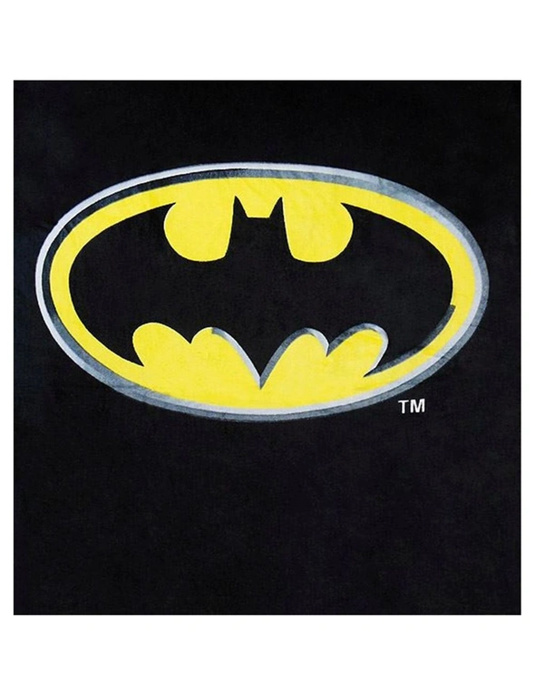 Batman Symbol Black Beach Towel, hi-res image number null