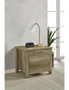 Bedside Table 2 drawers  Storage Table Night Stand MDF in Oak, hi-res