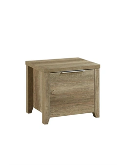 Bedside Table 2 drawers  Storage Table Night Stand MDF in Oak