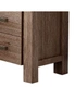 Bedside Table 2 drawers Night Stand Solid Wood Acacia Oak Colour, hi-res