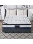 Queen Mattress Latex Pillow Top Pocket Spring Foam Medium Firm Bed, hi-res
