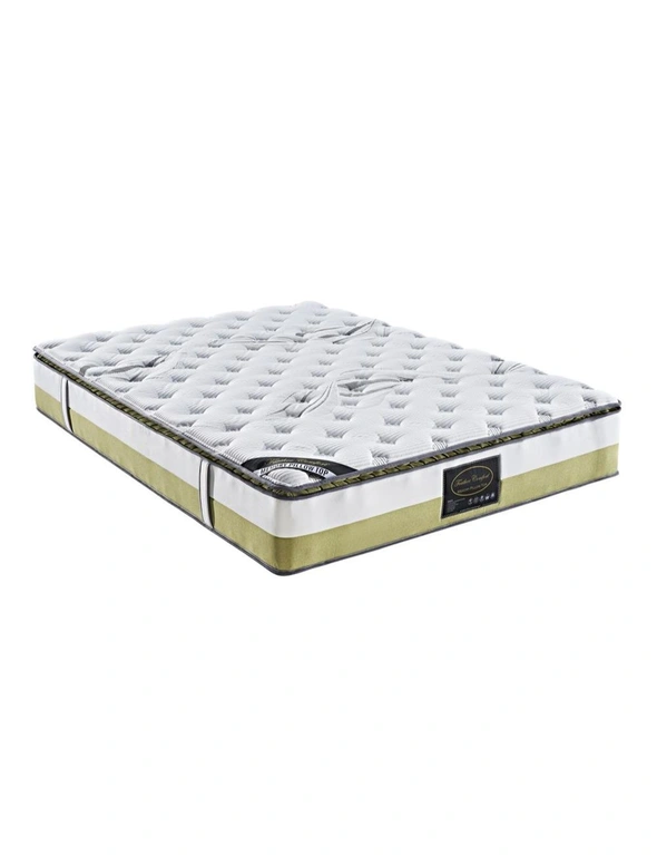 Queen Mattress Memory Pillow Top Pocket Spring Foam Medium Firm Bed, hi-res image number null