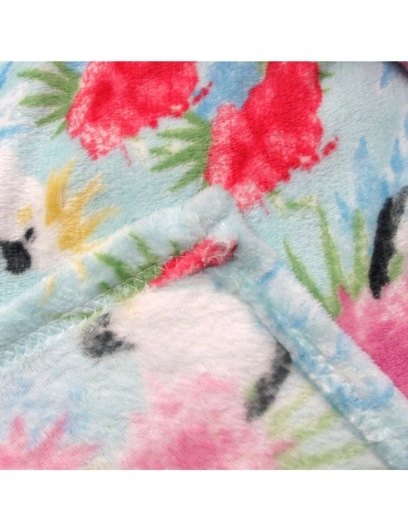 190GSM Fashion Printed Ultra Soft Coral Fleece Throw 127 x 152cm, hi-res image number null