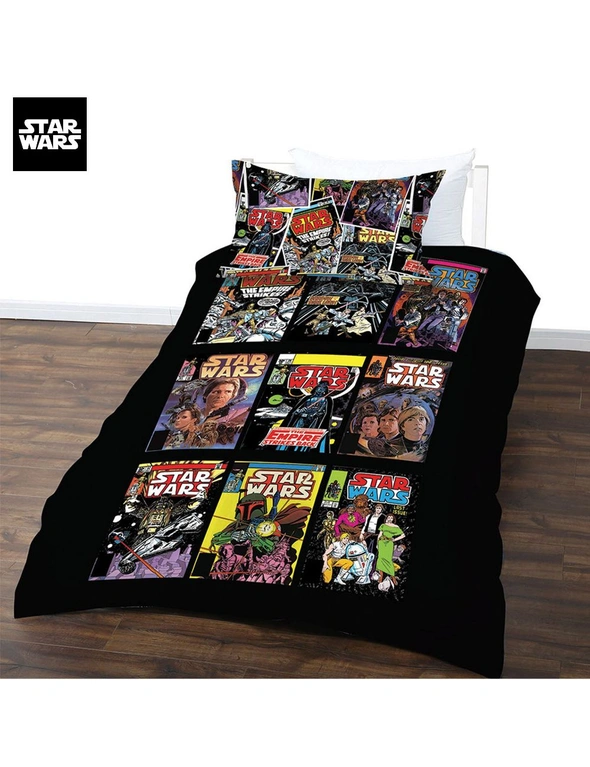 Star Wars Comics Quilt Cover Set, hi-res image number null