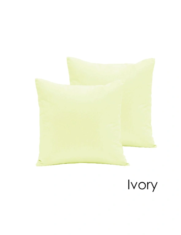 Pair of Polyester Cotton European Pillowcases, hi-res image number null
