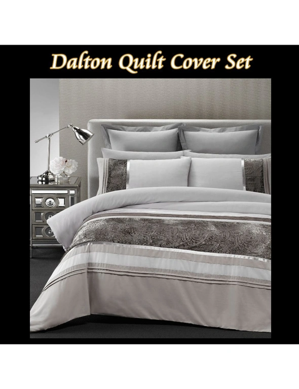 Dalton Quilt Cover Set, hi-res image number null