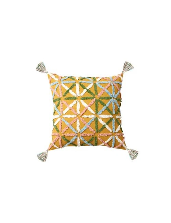 Adena Filled Square Cushion by Accessorize, hi-res image number null