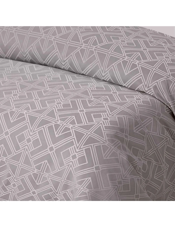 Accessorize Gregory Jacquard Quilt Cover Set, hi-res image number null